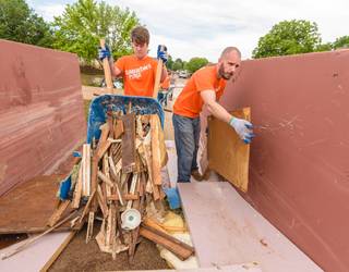 New London, Wisconsin Flood Response