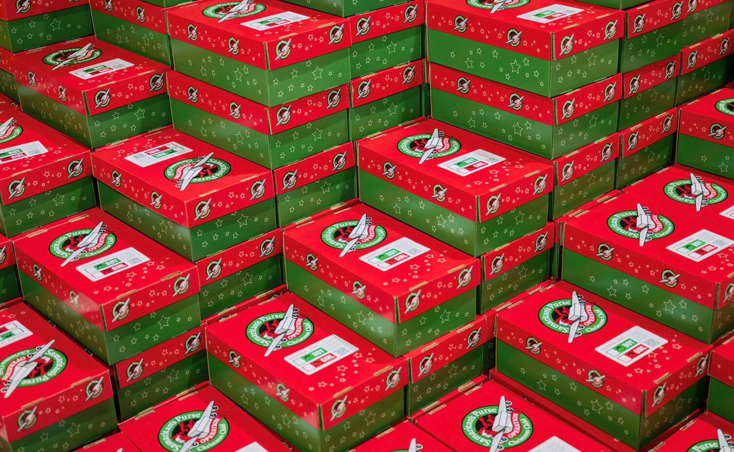 Operation Christmas Child shoeboxes