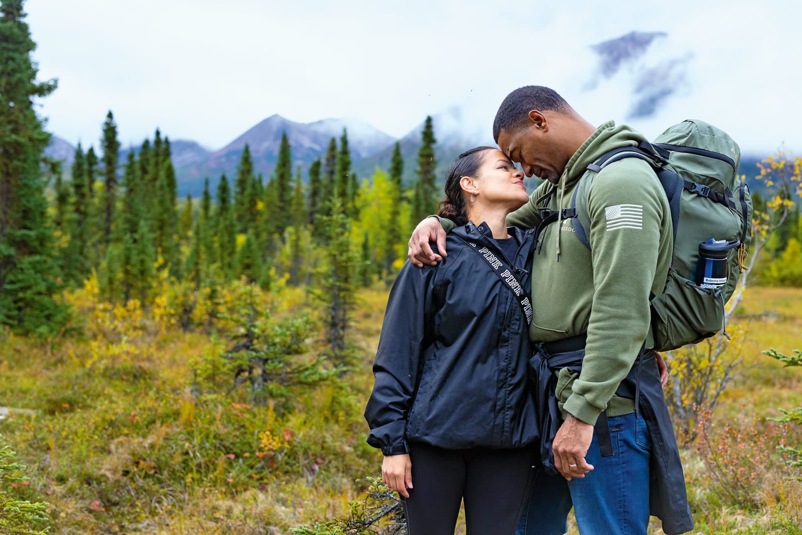 Hiking to Tanalian Falls is a special time for couples to bond and enjoy time together.