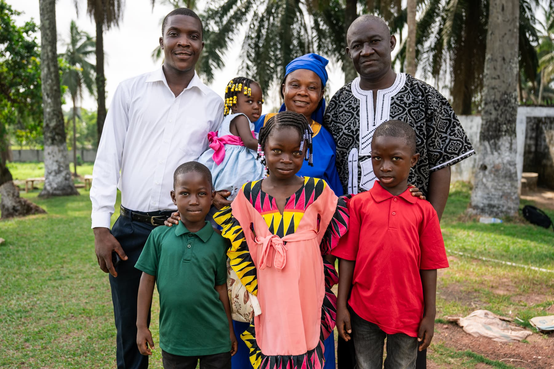 Tutu with her family