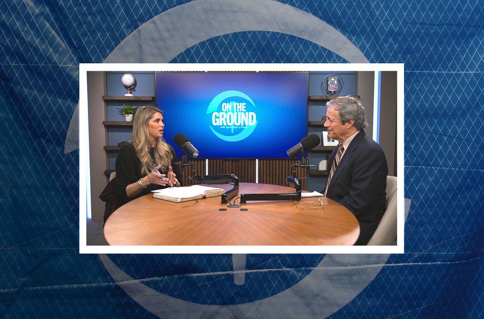 Kristy Graham interviewing Jim Streit