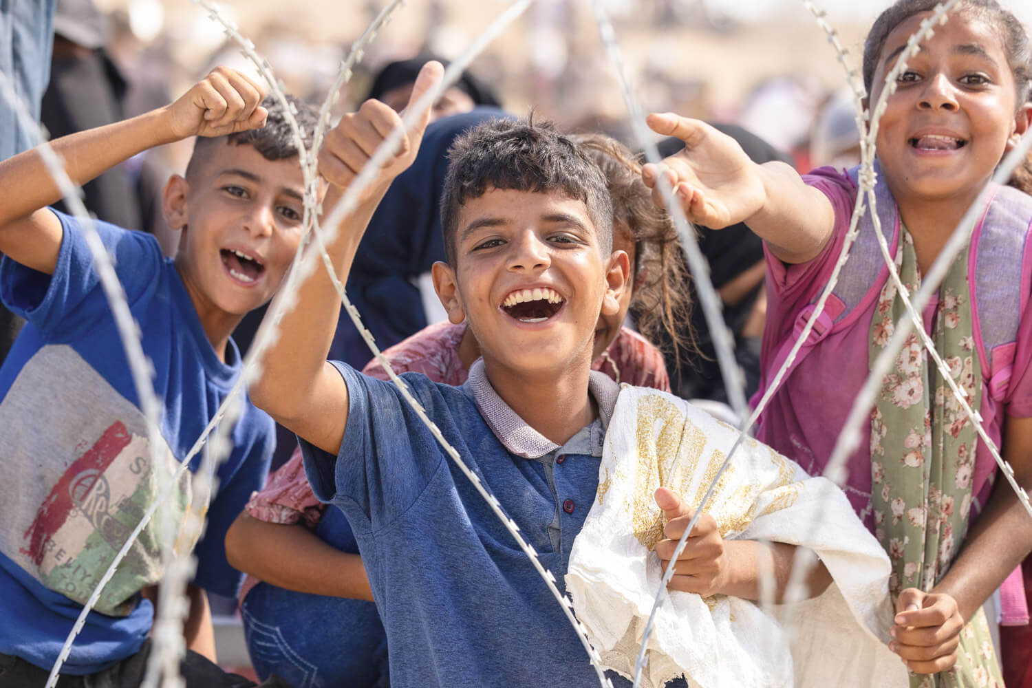 smiling children