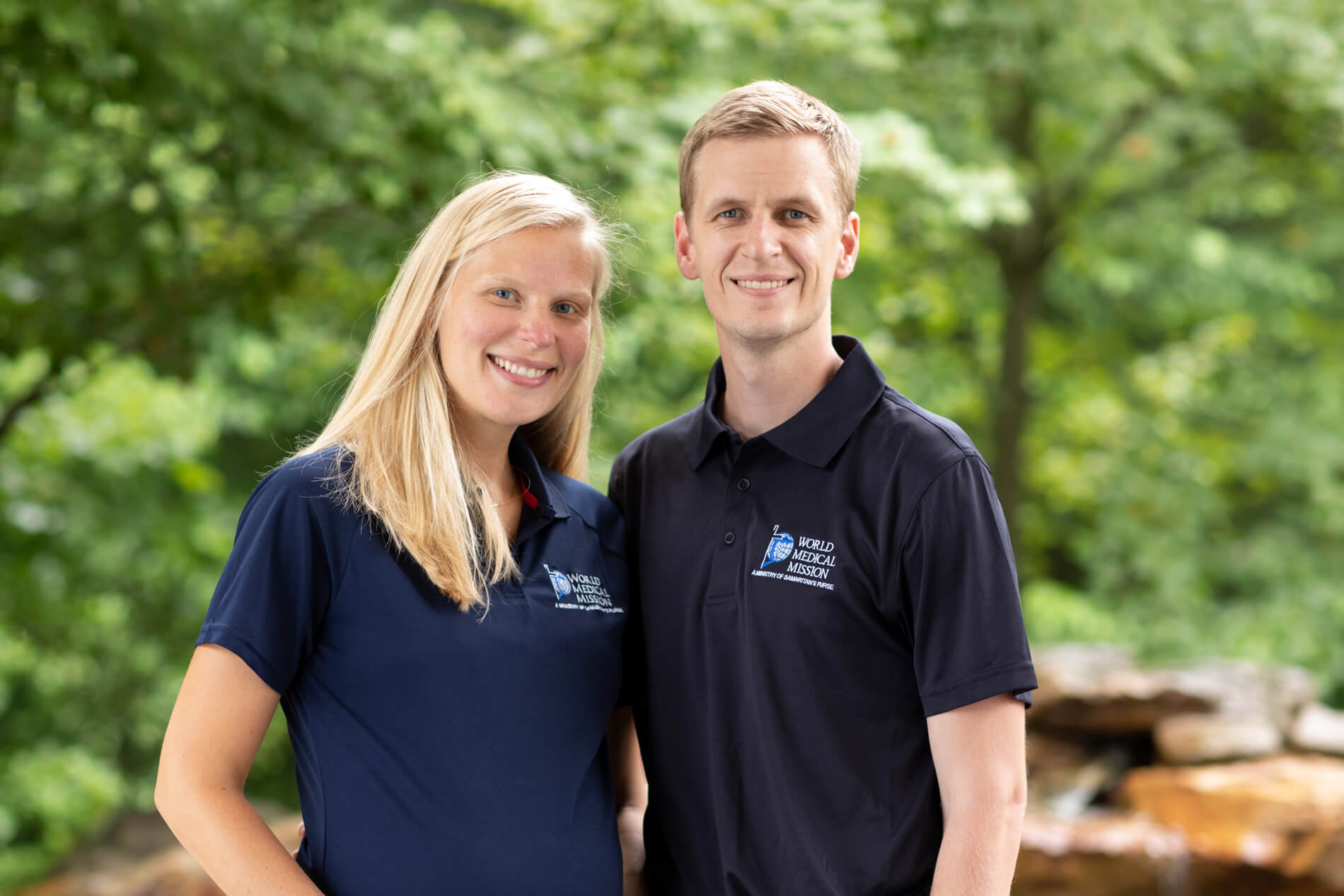 Dr. Peter Stafford, who is recovering from the virus, and his wife, Rebekah