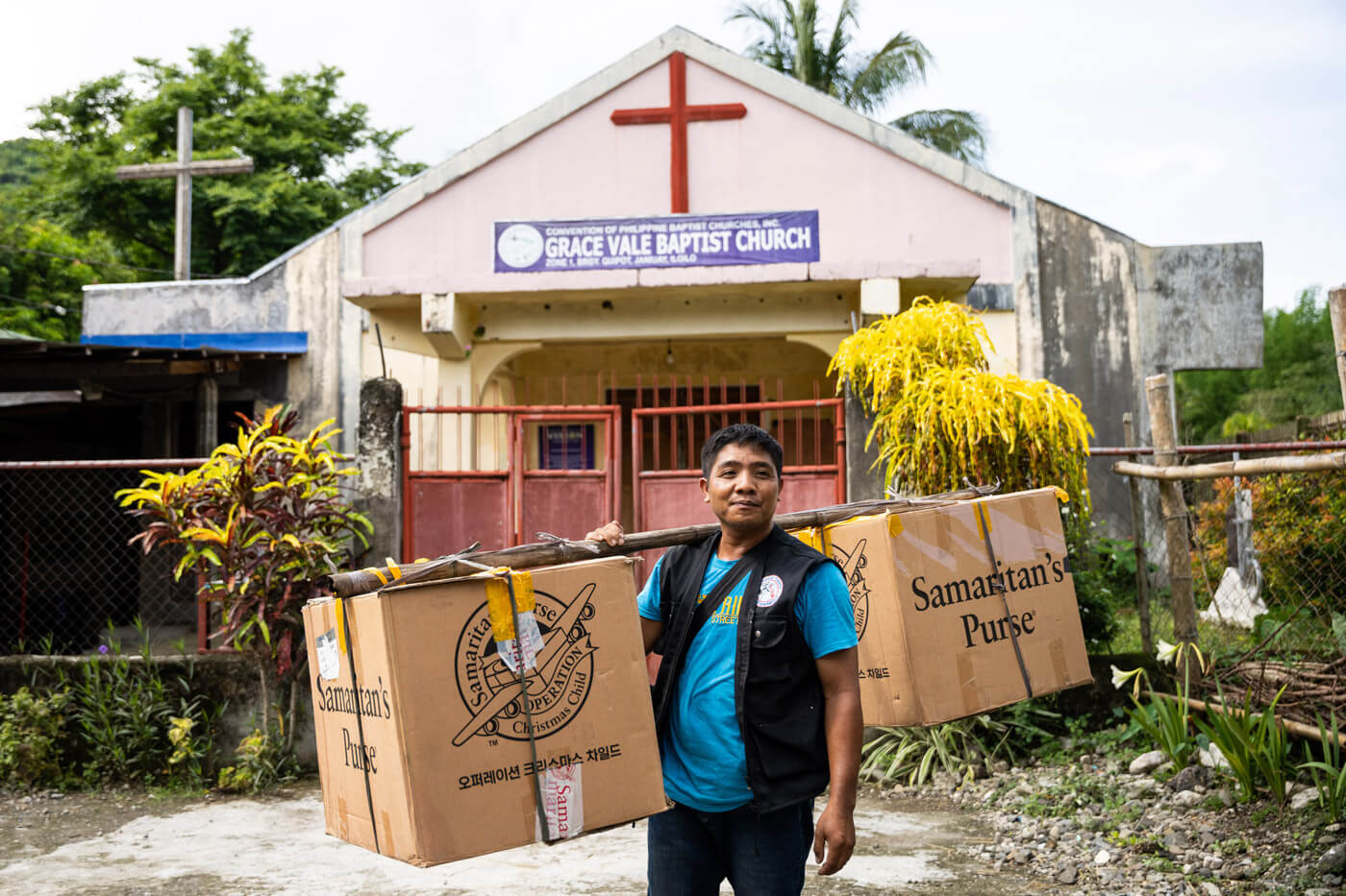 A pastor in Madagascar at Grace Vale Baptist Church