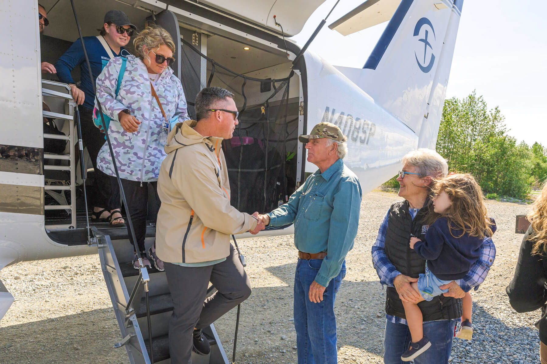 Franklin Graham welcoming families to Operation Heal Our Patriots in Alaska